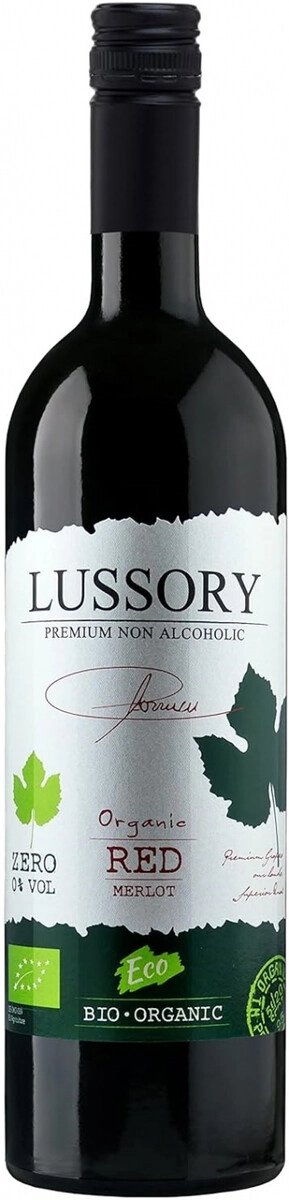 Вино Lussory, "Premium Red" Merlot Bio