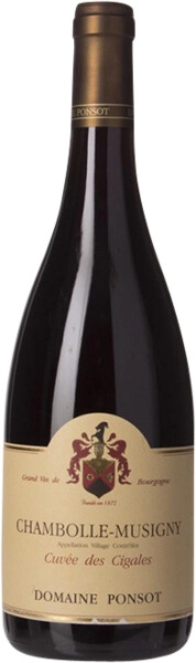 Вино Domaine Ponsot, Chambolle-Musigny "Cuvee des Cigales" AOC