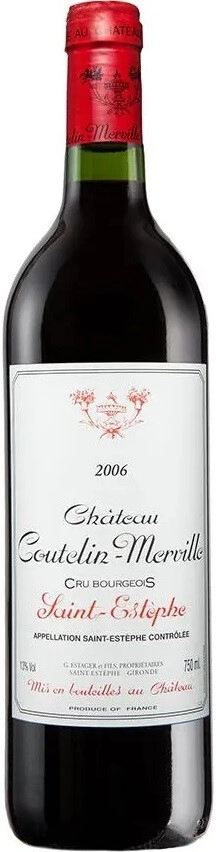 Вино Chateau Coutelin-Merville Cru Bourgeois, Saint-Estephe AOC
