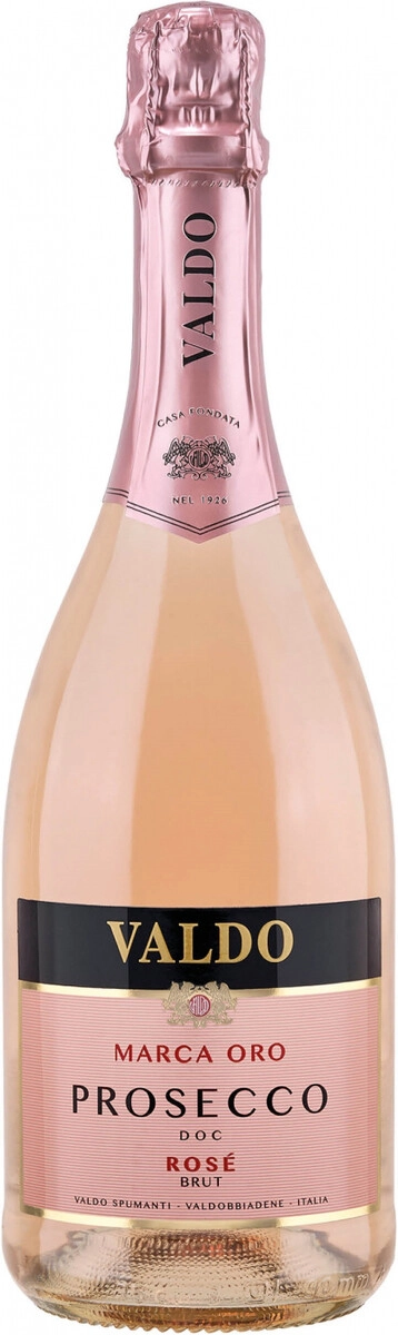 Игристое вино Valdo, "Marca Oro" Prosecco DOC Rose Brut