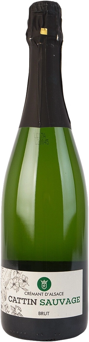 Игристое вино Joseph Cattin, "Cattin Sauvage" Brut, Cremant d'Alsace АОC