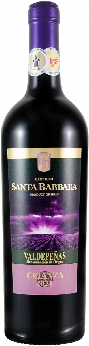 Вино "Castillo Santa Barbara" Crianza, Valdepenas DO