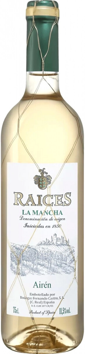 Вино "Raices" Blanco, La Mancha DO