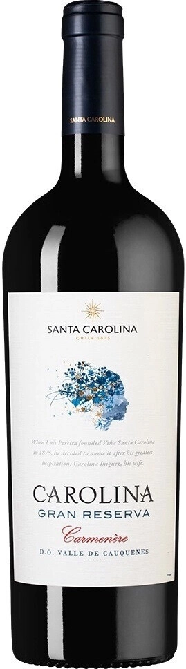 Вино Santa Carolina, "Gran Reserva" Carmenere, Valle del Rapel DO