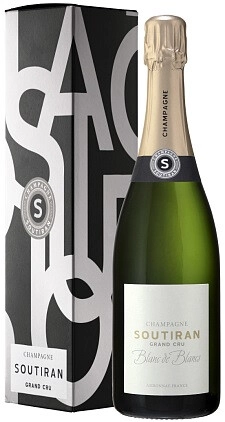 Шампанское Soutiran, Blanc de Blancs Grand Cru Brut, Champagne AOC