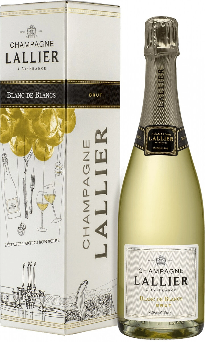 Шампанское Champagne Lallier, Blanc de Blancs Brut Grand Cru, Champagne AOC