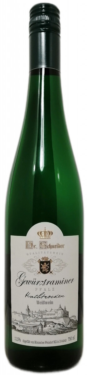 Вино "Dr. Schneider" Gewurztraminer Halbtrocken, Pfalz