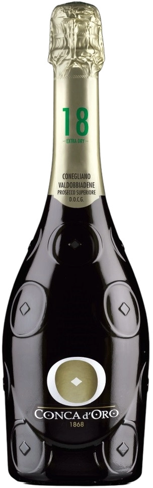 Игристое вино Conca d'Oro, Conegliano Valdobbiadene Prosecco Superiore Millesimato Extra Dry