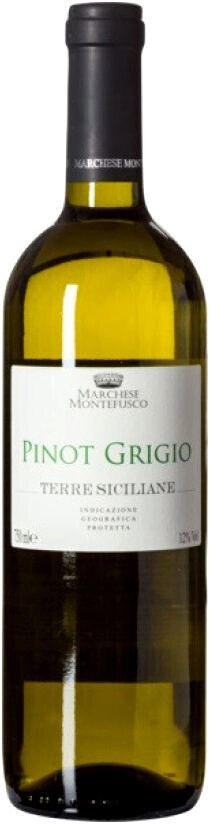 Вино "Marchese Montefusco" Pinot Grigio, Terre Siciliane IGP