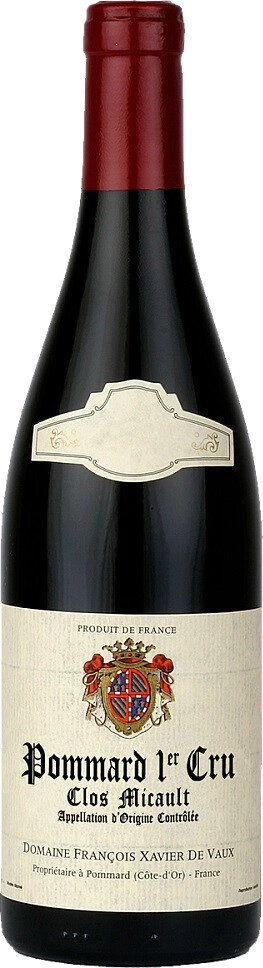 Вино Domaine Francois Xavier De Vaux, Pommard 1er Cru "Clos Micault" AOC