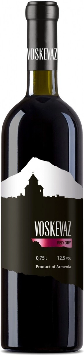 Вино Voskevaz, Black & White Label, Red Dry