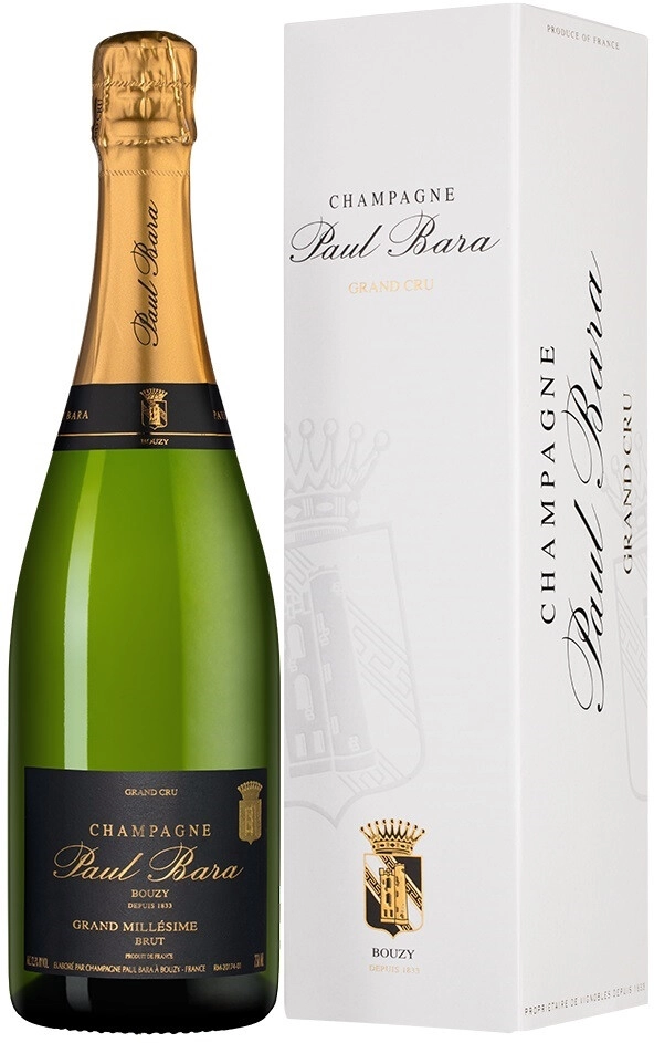 Шампанское Paul Bara, Grand Millesime Brut, Champagne AOC