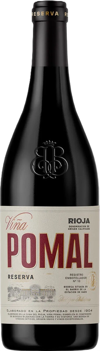 Вино Bilbainas, "Vina Pomal" Reserva, Rioja DOC
