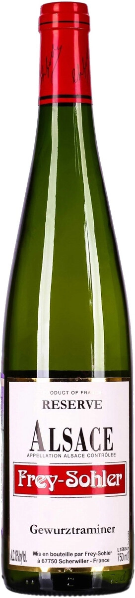 Вино Frey-Sohler, Gewurztraminer Reserve, Alsace AOC