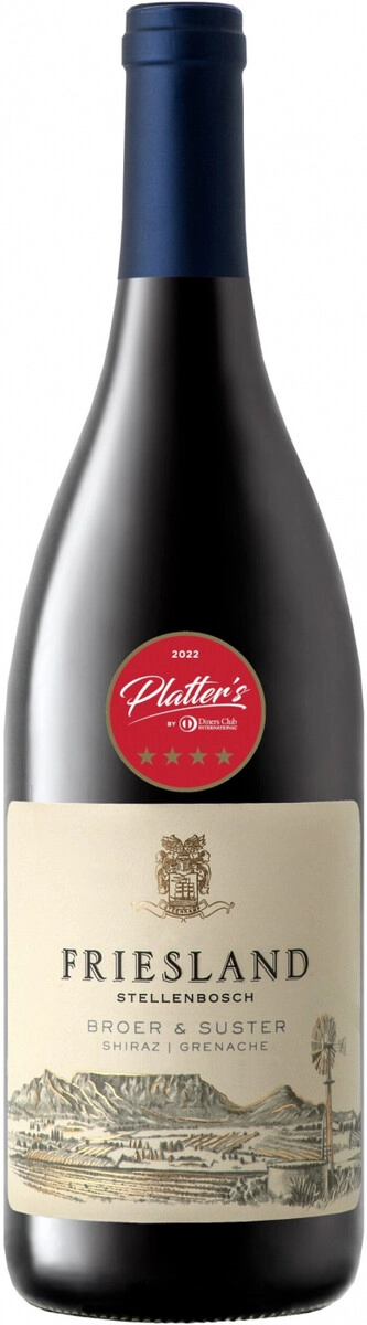 Вино Friesland, "Broer & Suster" Shiraz-Grenache