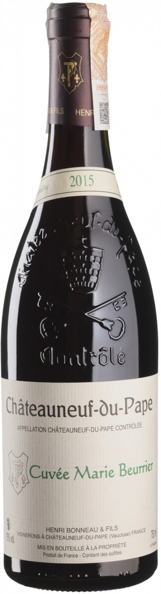 Вино Henri Bonneau, Chateauneuf-du-Pape "Cuvee Marie Beurrier"