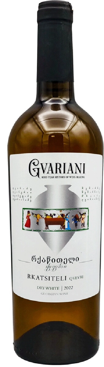 Вино "Gvariani" Rkatsiteli Qvevri