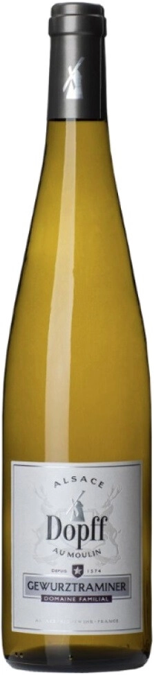 Вино Dopff au Moulin, Gewurztraminer de Riquewihr, Alsace AOC