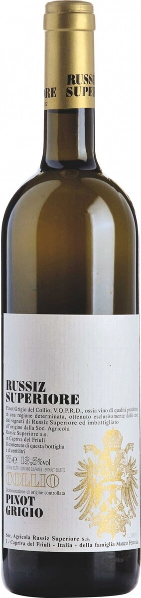 Вино Russiz Superiore, Collio Pinot Grigio DOC