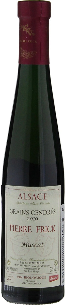 Вино Pierre Frick, "Grains Cendres" Muscat, Alsace AOC