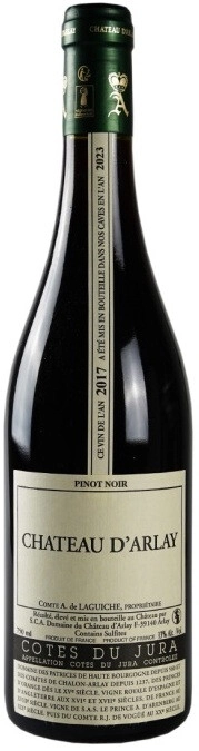 Вино Chateau d'Arlay, Pinot Noir, Cotes du Jura AOC