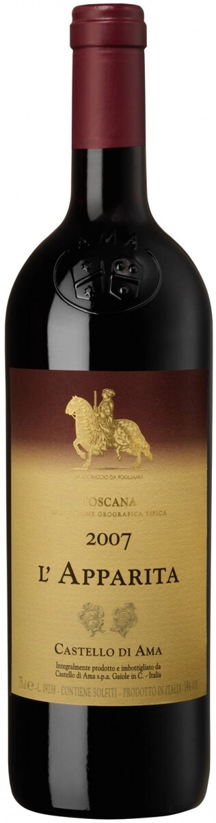 Вино Castello di Ama, Merlot IGT l'Apparita