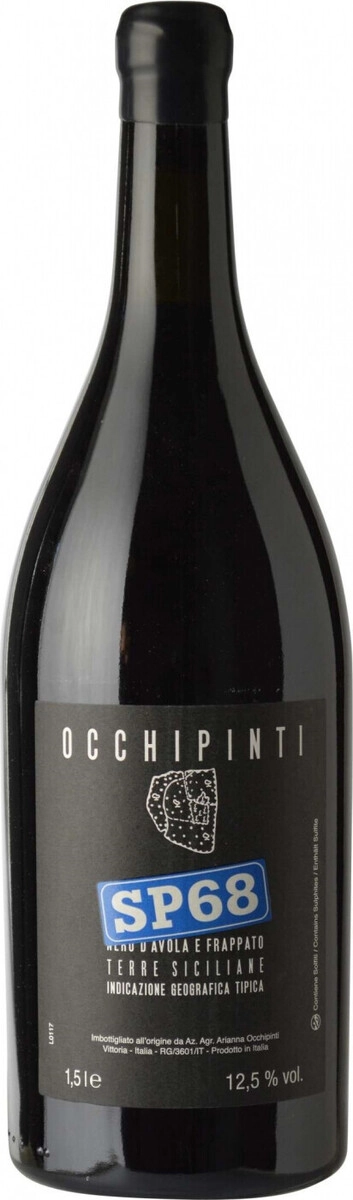 Вино Arianna Occhipinti, "SP 68" Rosso, Terre Siciliane IGT