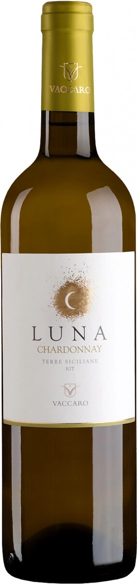 Вино Vaccaro, "Luna" Chardonnay, Terre Siciliane IGT