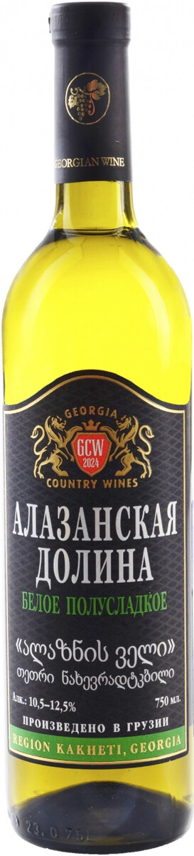 Вино Imedi-96, "Georgia Country Wines" Alazani Valley White