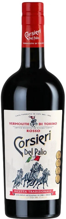 Вермут "Corsieri del Palio" Vermouth di Torino Rosso
