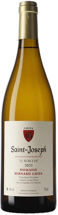 Вино Domaine Bernard Gripa, Saint-Joseph "Le Berceau" AOP Blanc