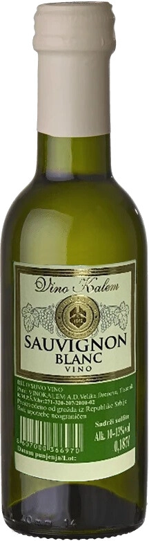 Вино Vino Kalem, Sauvignon Blanc Suvo