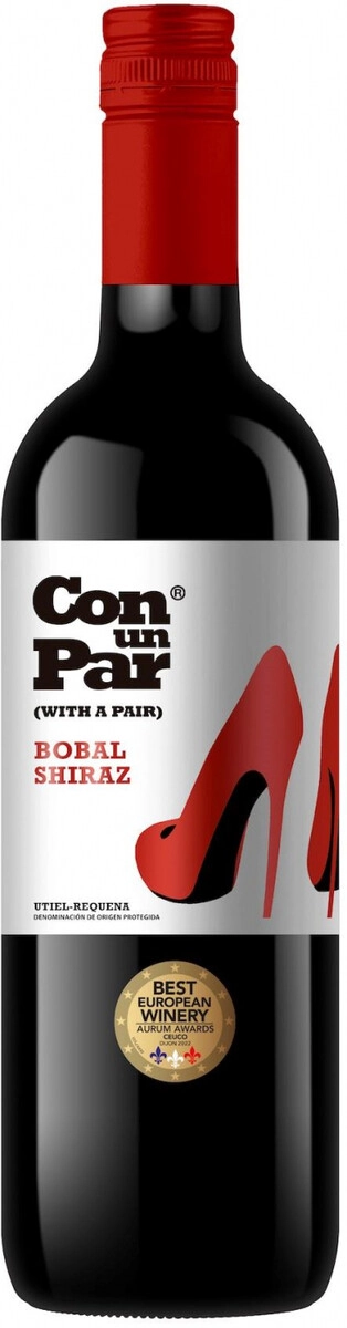 Вино Vicente Gandia, "Con un Par" Bobal-Shiraz, Utiel-Requena DOP