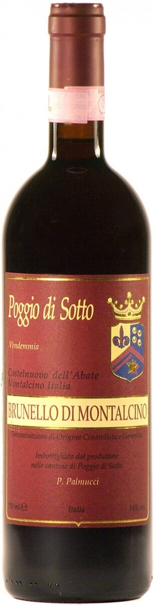 Вино Poggio di Sotto, "Brunello Di Montalcino", Vendemmia Castelnuovo dell'Abate