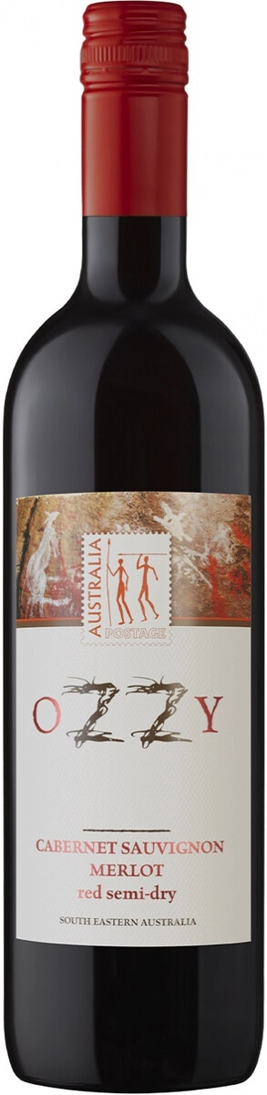Вино "Ozzy" Cabernet Sauvignon-Merlot Semi-Dry