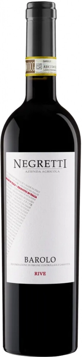 Вино Negretti, Barolo "Rive" DOCG