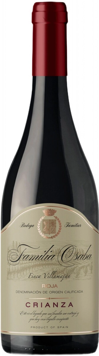 Вино "Familia Osaba" Crianza, Rioja DOC