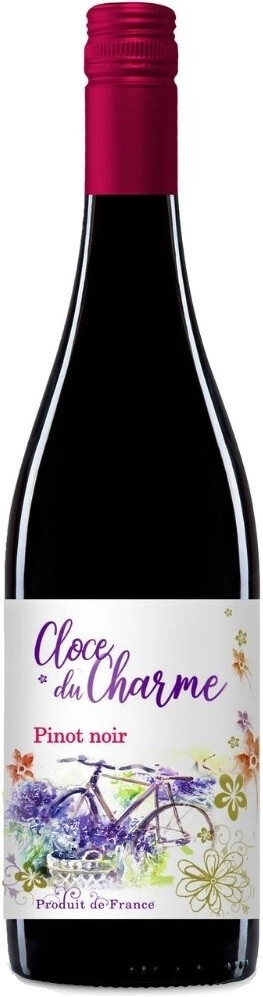 Вино Les Celliers Jean d'Alibert, "Cloce du Charme" Pinot Noir, Pays d'Oc IGP