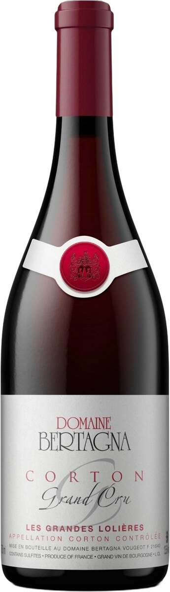 Вино Domaine Bertagna, Corton Grand Cru "Les Grandes Lolieres" AOC