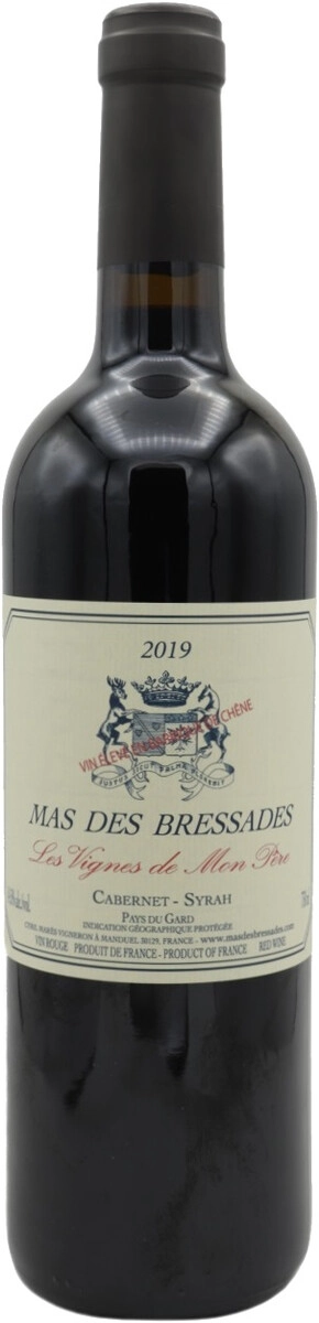 Вино Mas des Bressades, "Les Vignes de Mon Pere", Pays du Gard IGP