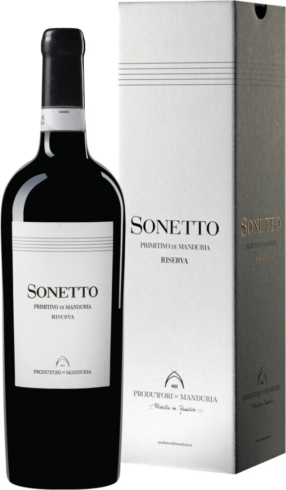Вино Produttori di Manduria, "Sonetto" Riserva Primitivo di Manduria DOP