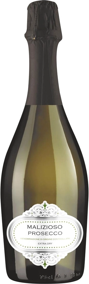 Игристое вино "Malizioso" Prosecco DOC Extra Dry