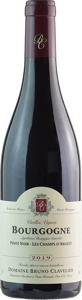 Вино Domaine Bruno Clavelier, Bourgogne Pinot Noir "Les Champs d'Argent" Vieilles Vignes AOC