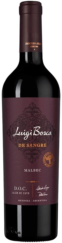 Вино Luigi Bosca, "De Sangre" Malbec, Lujan de Cuyo DOC
