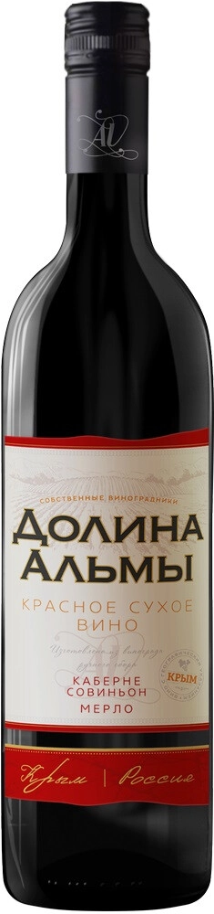 Вино "Долина Альмы" Каберне Совиньон-Мерло