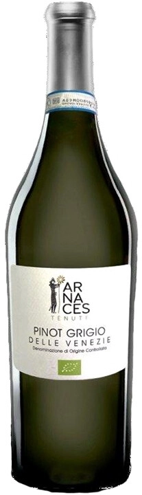 Вино Tenute Arnaces, "Knight" Pinot Grigio Semi-dry DOC Bio