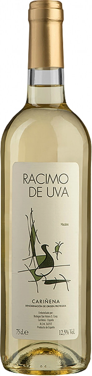 Вино Bodegas San Valero, "Racimo de Uva" Macabeo, Carinena DO
