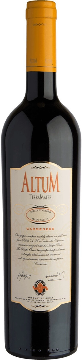 Вино TerraMater, "Altum" Carmenere