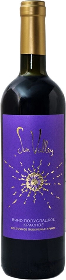 Вино "Sun Valley" Red Semi-Sweet
