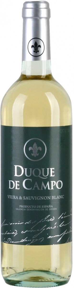 Вино Vicente Gandia, "Duque de Campo" Viura & Sauvignon Blanc, Valencia DO